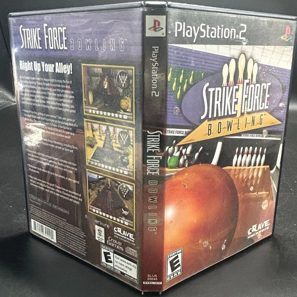 Strike Force Bowling PS2 (Sony PlayStation 2, 2004) Complete W/ Manual